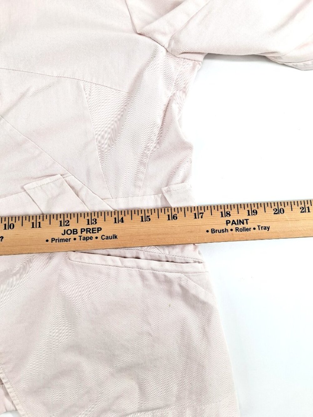 JIL SANDER Vintage 90s Cotton Jacket Pale Pink Light Weight Minimalist Italy 36 - Picture 12 of 13
